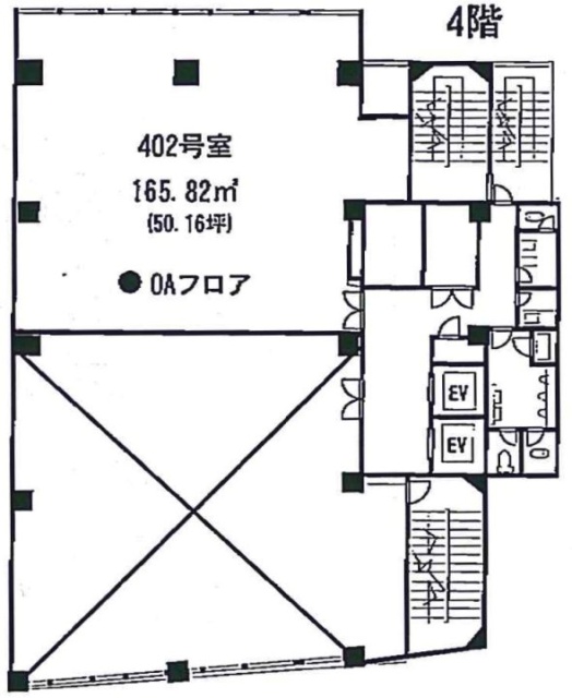 ぬかりやビル4F 間取り図