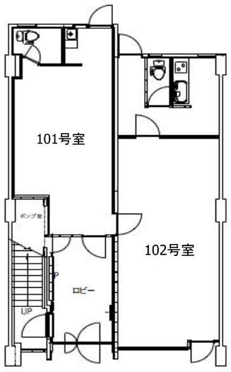 IM互栄大塚ビル101 間取り図