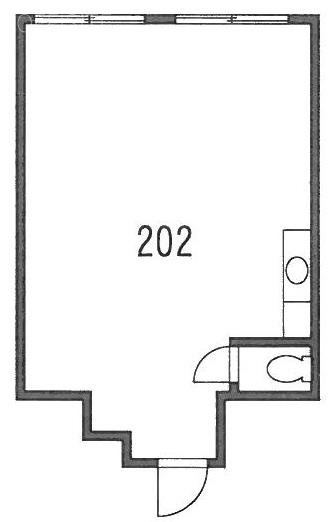 ベルベデーレ九段ビル202 間取り図