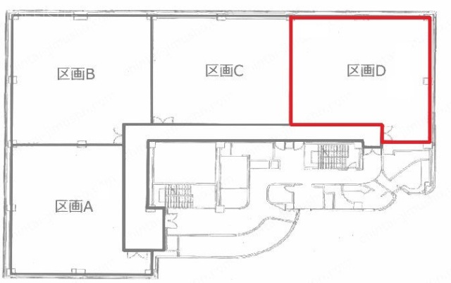 立川ビジネスセンタービルD 間取り図