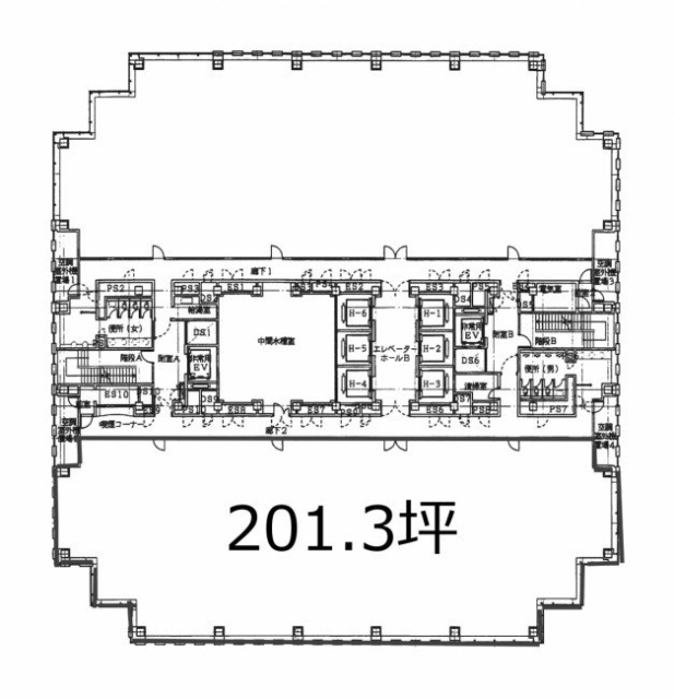 ハーモニータワー19F 間取り図