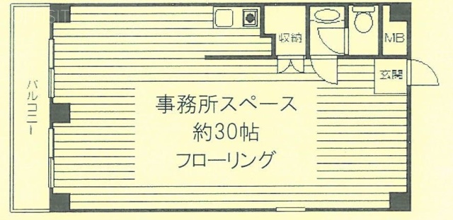 代々木シティホームズ1001 間取り図