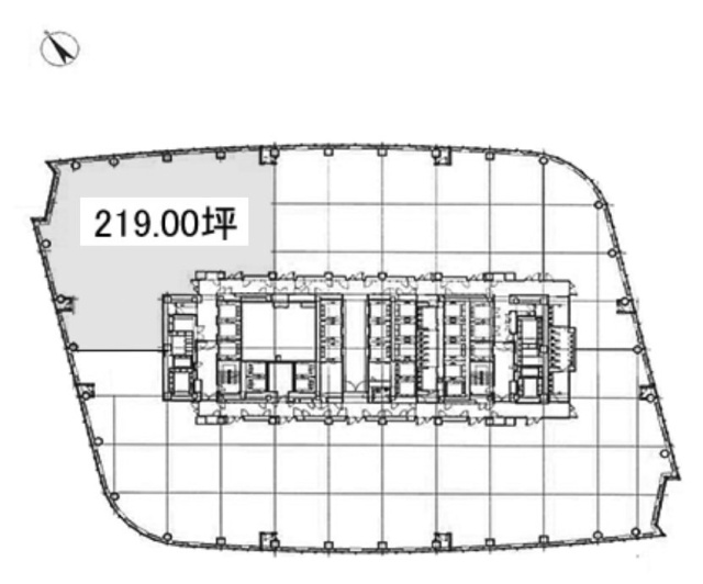 虎ノ門ヒルズ森タワー21F 間取り図