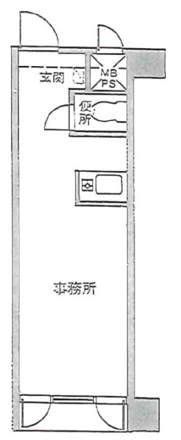 ライオンズ渋谷ビル110 間取り図