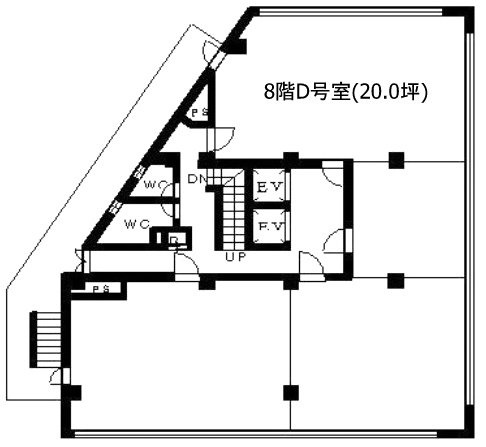 山の手ビルD 間取り図