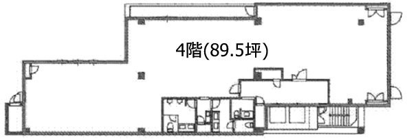 いちご赤坂Villageビル4F 間取り図