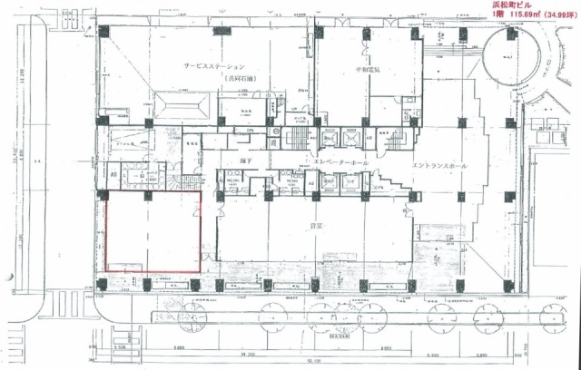 住友浜松町ビル1F 間取り図