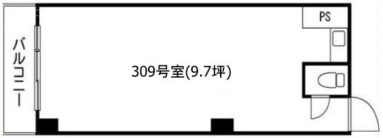 プリメーラ道玄坂309 間取り図