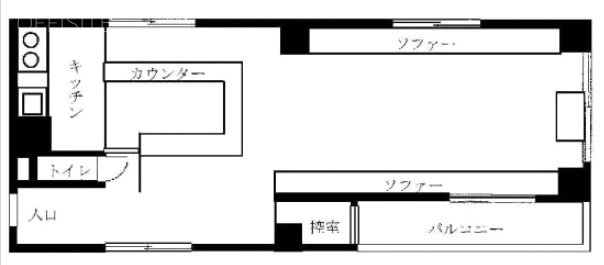 東陽ファーストビル401 間取り図