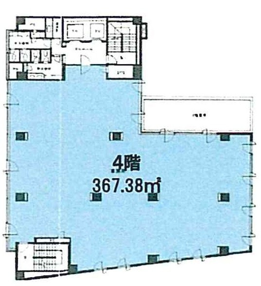 小杉ビル西早稲田4F 間取り図