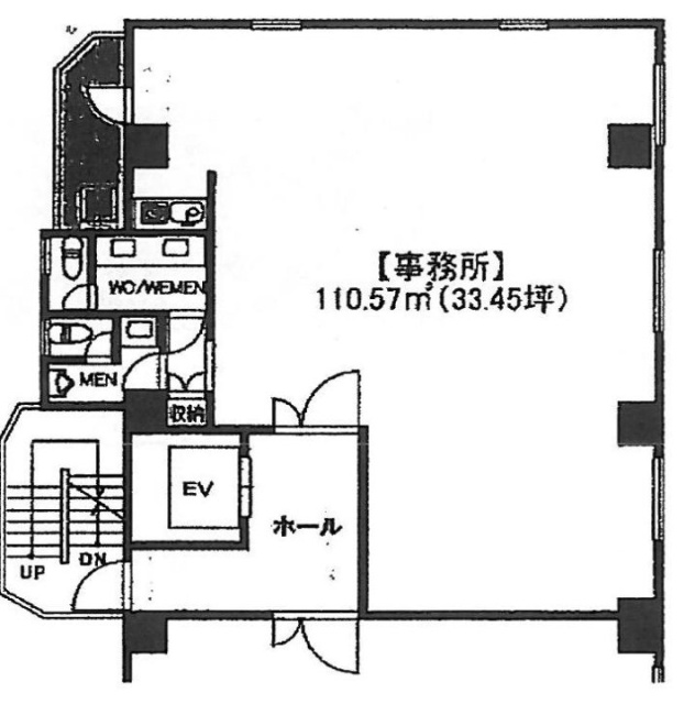 サンエスビル3F 間取り図