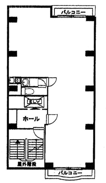 赤坂三辻ビル6F 間取り図