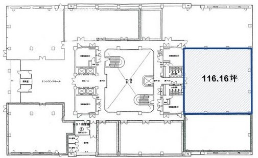 新溝ノ口ビル1F 間取り図