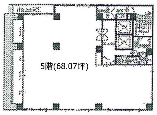 第一池袋ホワイトビル5F 間取り図