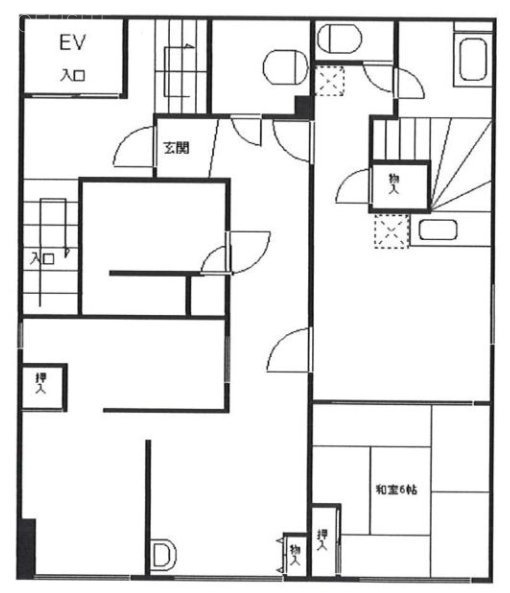 大橋ビル2F 間取り図