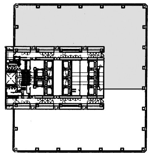 新宿フロントタワー17F 間取り図