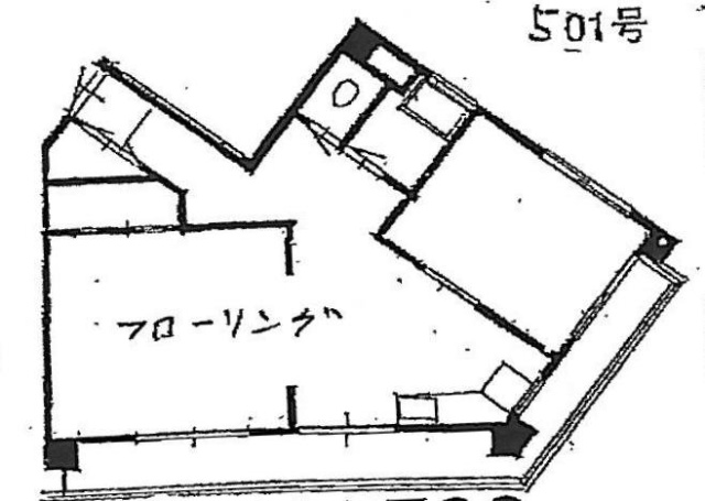 升川ビル501 間取り図