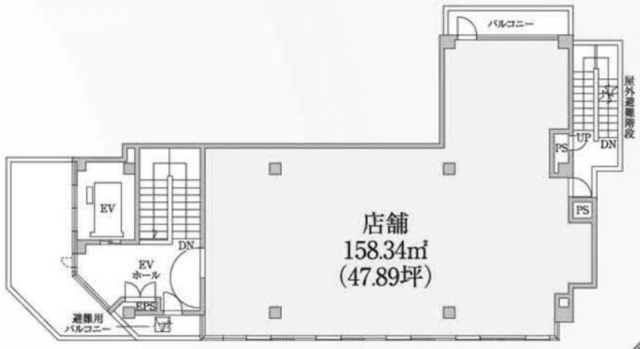 松戸THビル2F 間取り図