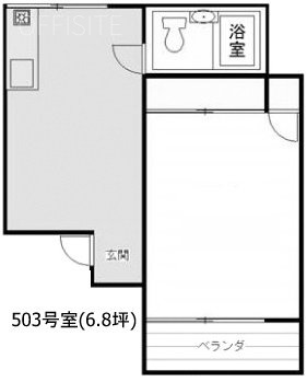 新宿オリンピックマンション503 間取り図