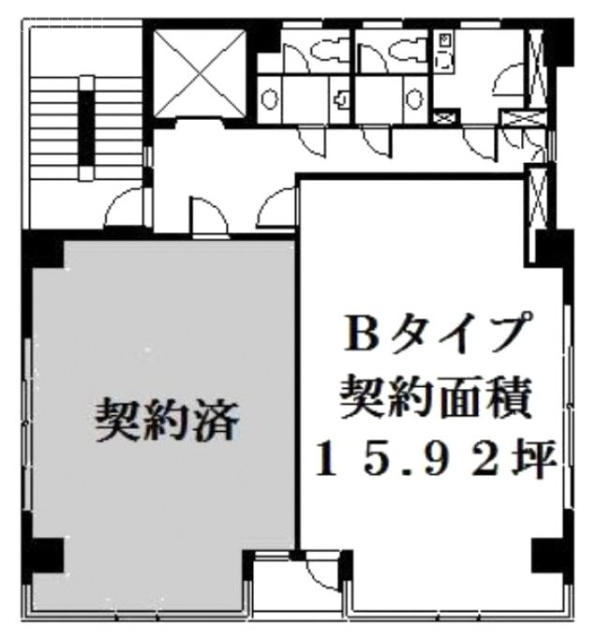 三ツ木住販ビルB 間取り図