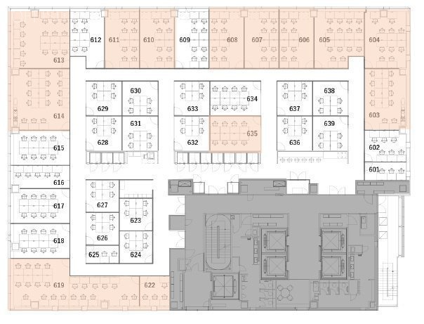 CROSSCOOP渋谷ネクストサイト(ネクストサイト渋谷ビル5・6階)611 間取り図