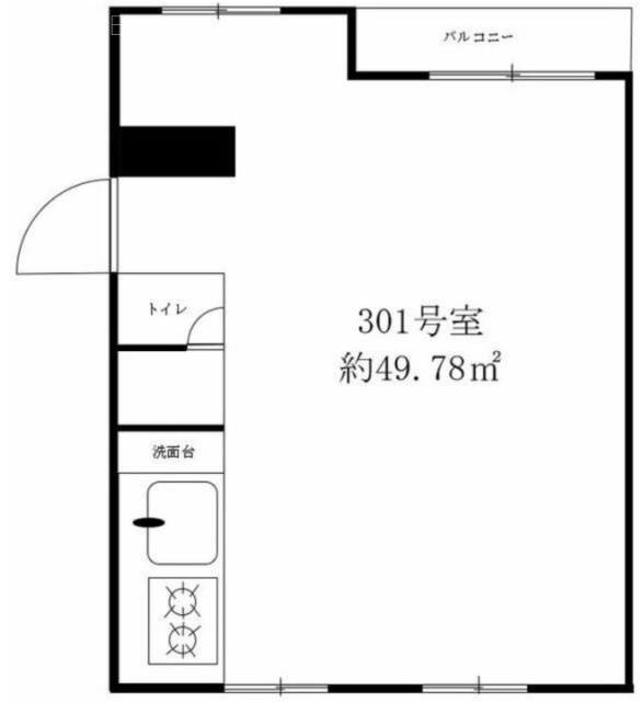 渋谷ソーシャルハイツ301 間取り図