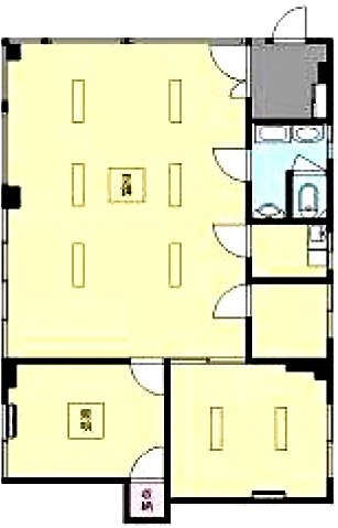 三枝マンション1F 間取り図