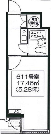 ノア渋谷6F 間取り図