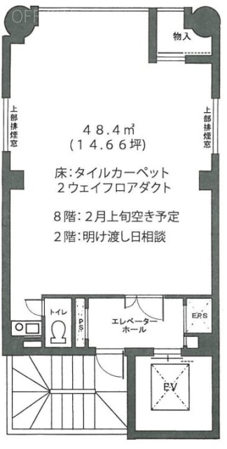 東和渋谷ビル8F 間取り図