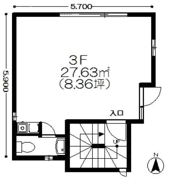 丸よしビル3F 間取り図