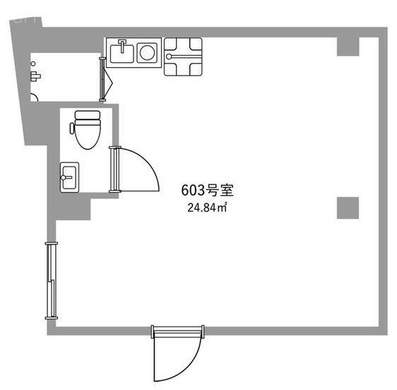 成田ビル603 間取り図