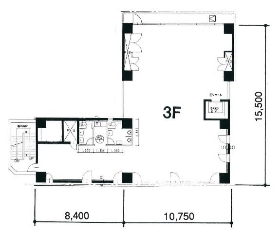 信濃ビル3F 間取り図