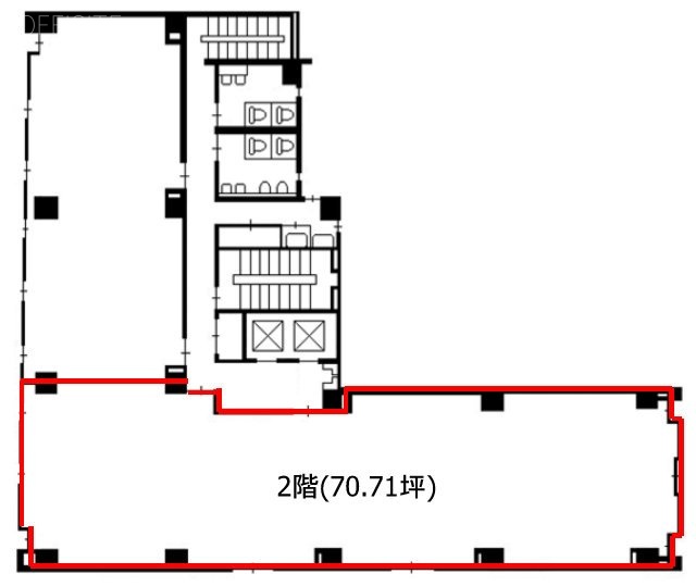 ONEST上野御徒町ビル2F 間取り図