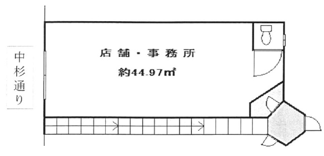 中村橋駅前ビル3F 間取り図