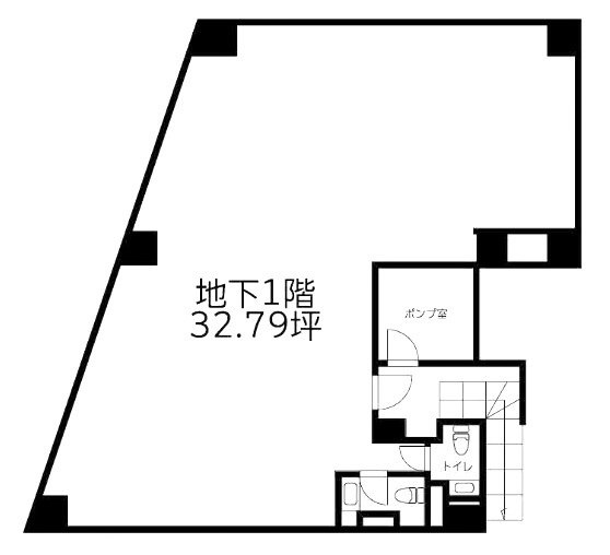 増田ビルB1F 間取り図