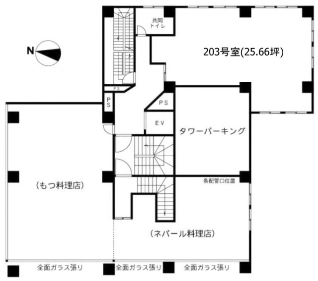 大同ビル203 間取り図