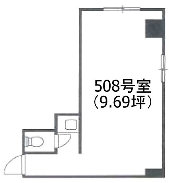 ワコーレ新宿第一ビル508 間取り図