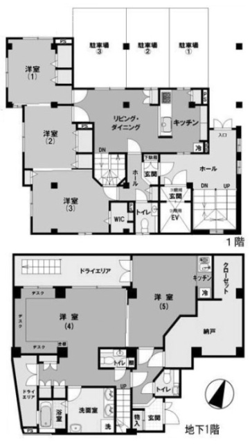 桜渓フラットビル101 間取り図