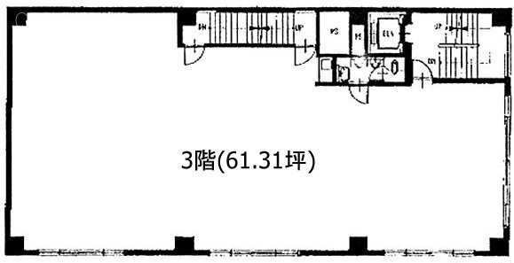 東日本橋さかえやビル3F 間取り図