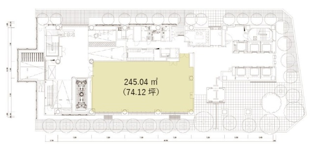 新橋東急ビル1F 間取り図