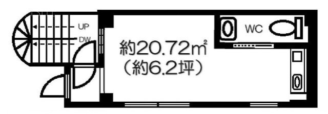 福助染ビル4F 間取り図