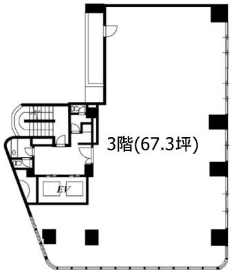 新宿通東洋ビル3F 間取り図