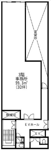 第1福井ビル3F 間取り図