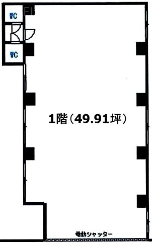 金田ビル1F 間取り図