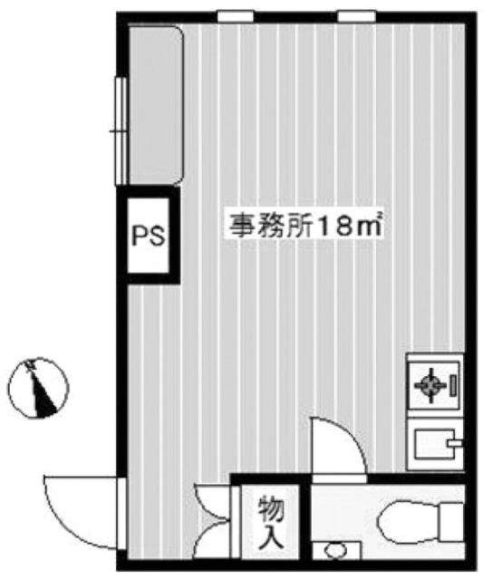 グリーンシャインハイツビル105 間取り図