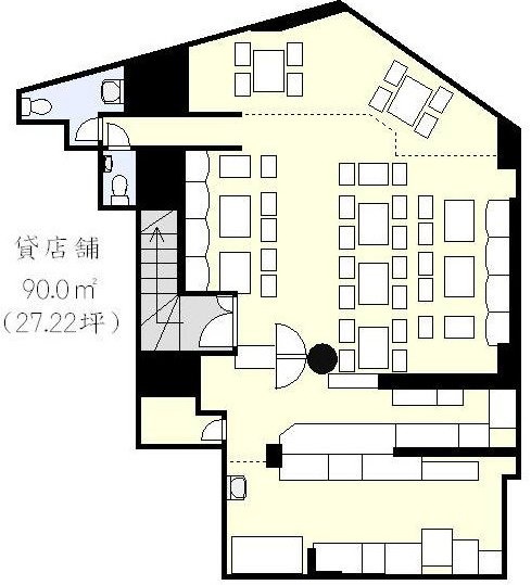 青井ビルB1F 間取り図