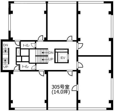 新代々木ビル305 間取り図