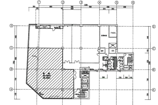 ヒューリック新宿7F 間取り図