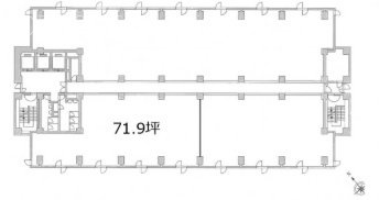 国際浜松町ビル5F 間取り図