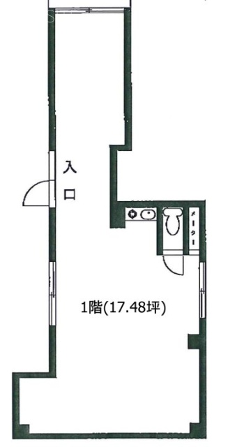 井上ビル1F 間取り図